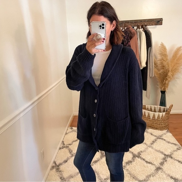 Eleventy Chunky Knit Cardigan Sweater XXL - Picture 3 of 13